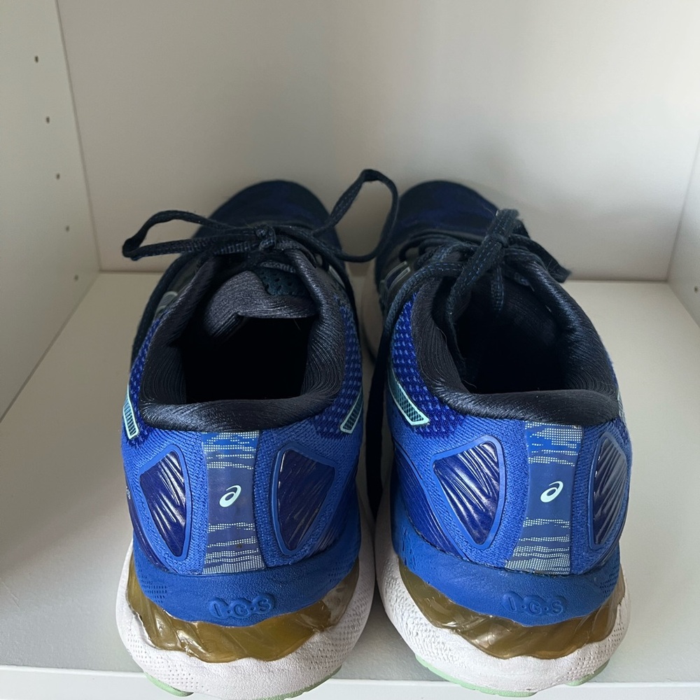 Asics Blue Teal Gel-Nimbus Running Sneakers - Picture 4 of 9